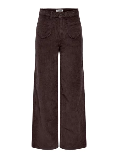 ONLY Pantaloni ONLHOPE închis maro