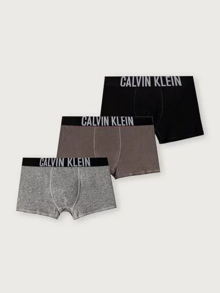 Calvin Klein Underwear testhezálló boxeralsó gyerek elasztánnal csomag szürke