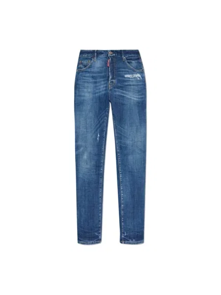 Jeansy skinny Dsquared2 niebieskie