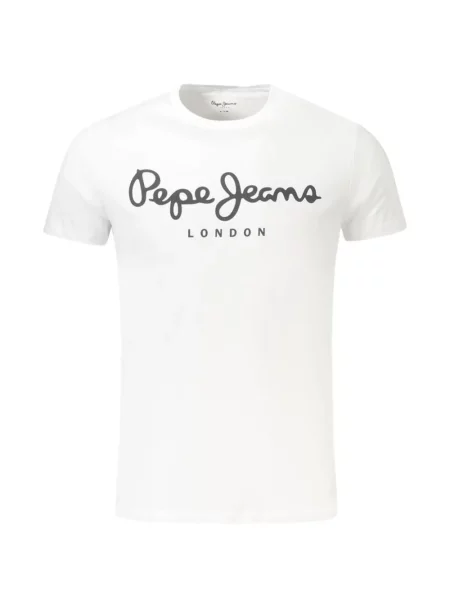 Tricou Pepe Jeans cu imagine alb