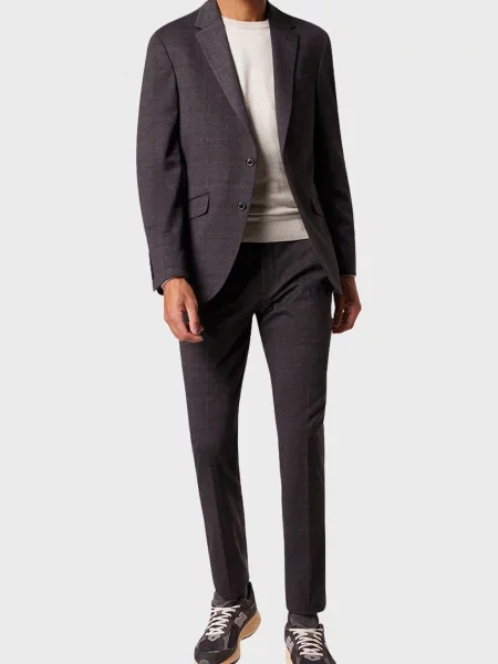 Клетчатые брюки Pierre Cardin синие