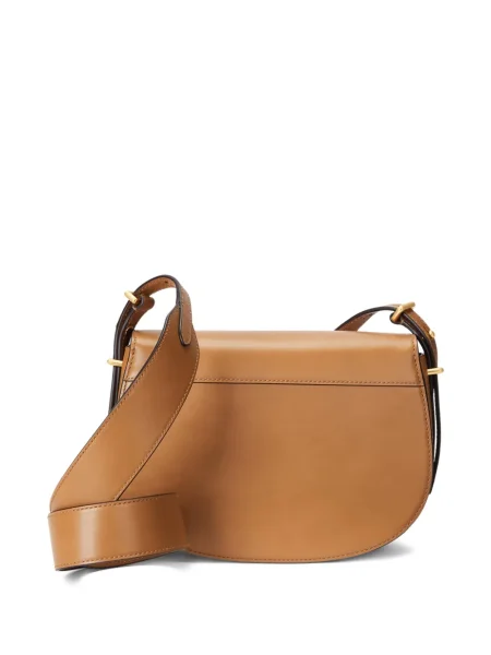 Polo Polo Ralph Lauren z twillu do kolan plisowane żółte