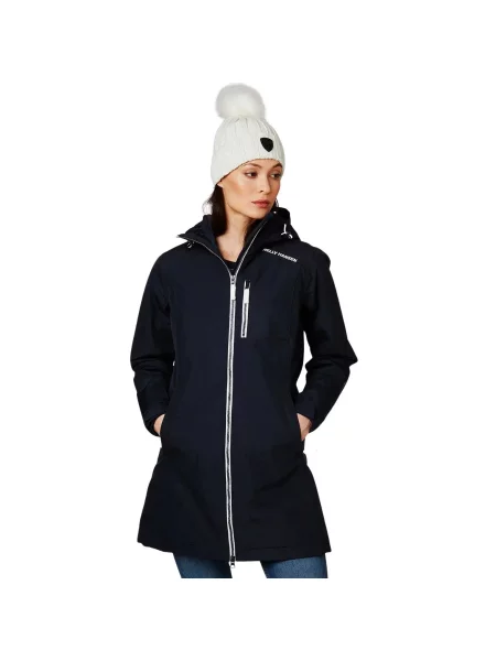Kurtka wodoodporna Helly Hansen long belfast winter niebieska