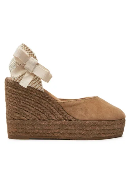 Εσπαντρίγιες Manebi Hamptons Wedge Espadrilles W WV καφέ