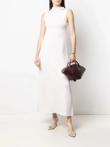 Megzta kostiumas suknelė be rankovių Jil Sander be rankovių