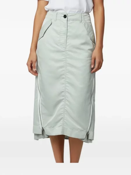 Fustă midi Sacai verde