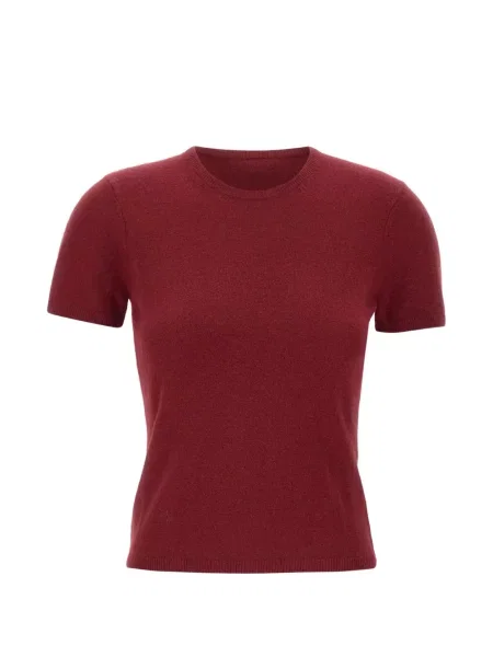 Pulover The Garment cu nervuri roșu