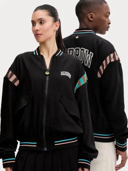 Barrow bomber jakna viskozna črna
