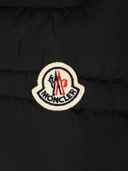 Geacă Moncler cu glugă negru