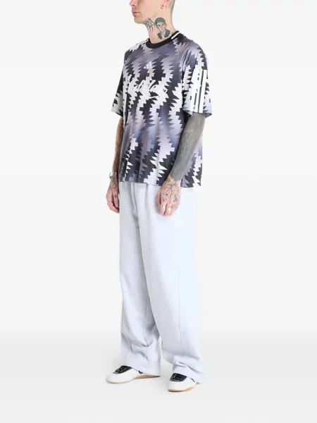 Tricou grafic Adidas cu imagine gri
