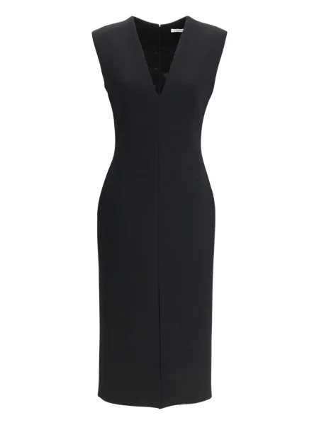 Rochie midi Givenchy cu decolteu în V negru