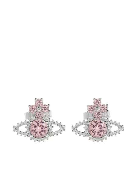 Cercei Vivienne Westwood de cristal argintiu
