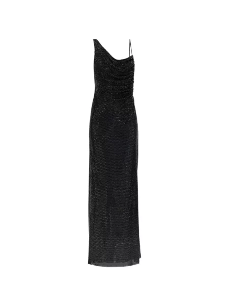 Rochie maxi Self-portrait negru