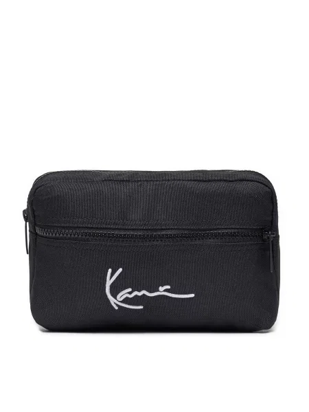 Τσάντα μέσης Karl Kani Signature Essential Hip Bag Black Universal λευκό