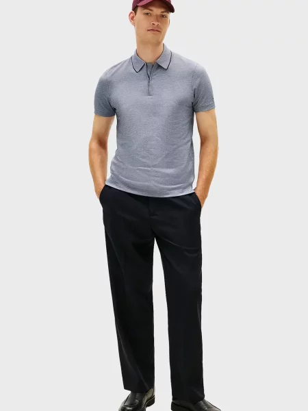 Поло Tommy Hilfiger серое
