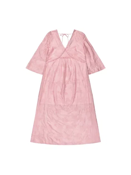 Sukienka maxi Munthe różowa