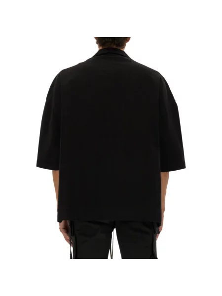 Koszula z krótkim rękawem Rick Owens czarna