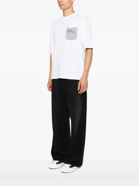 Tricou Dsquared2 cu imagine alb