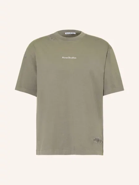 Acne Studios Tričko khaki