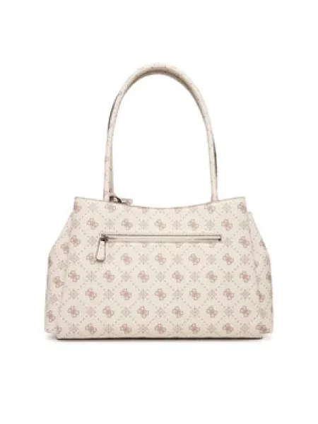 Guess Táska Carrie Logo Ekru