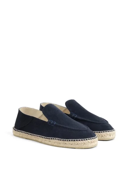 Espadrile Manebi din piele de căprioară albastru