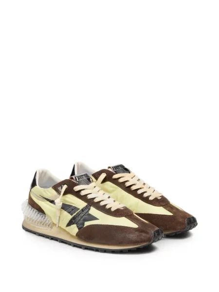 Τρέξιμο παπούτσια για τρέξιμο Golden Goose Running σουέτ πράσινο