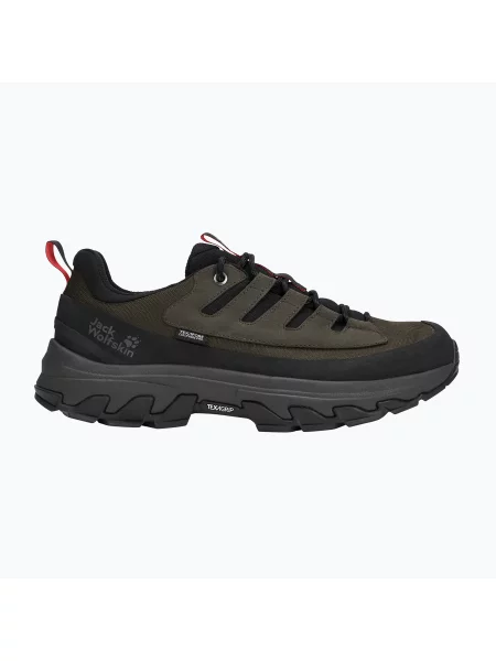 Încălțăminte de trekking pentru bărbați Jack Wolfskin Apex Hike Texapore Low obsidian moss