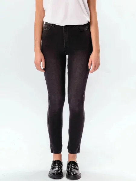TEESHOPPEN Jeans Skinny negru