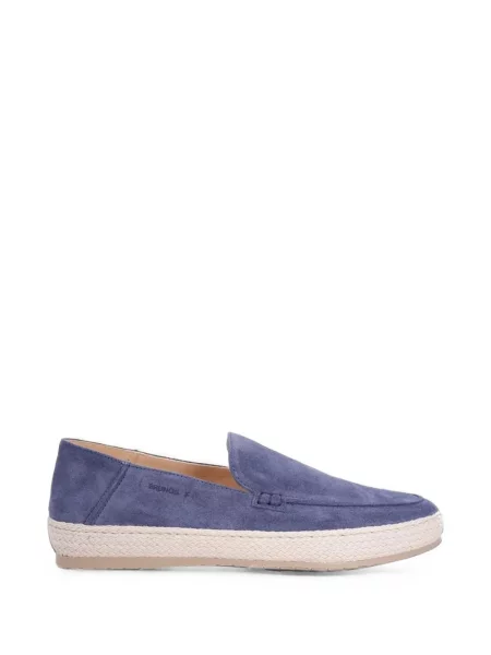 Espadrile Bruno’s din piele de căprioară albastru