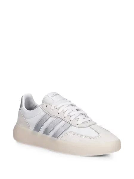 Pantaloni sport Adidas din piele de căprioară cu imagine cu model zebră verde