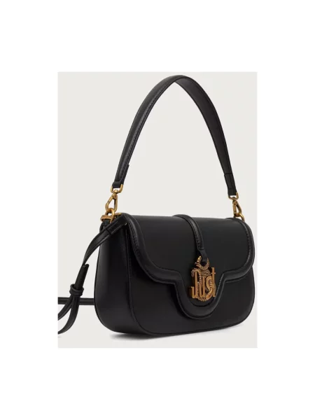 Just Cavalli torebka crossbody z imitacji skóry czarna