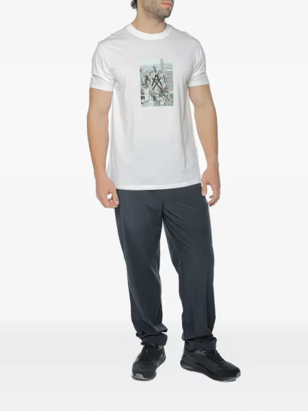 Pantaloni Armani Exchange albastru