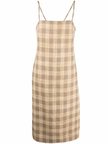 Midi sukienka midi Giuseppe Di Morabito w kratkę garniturowa
