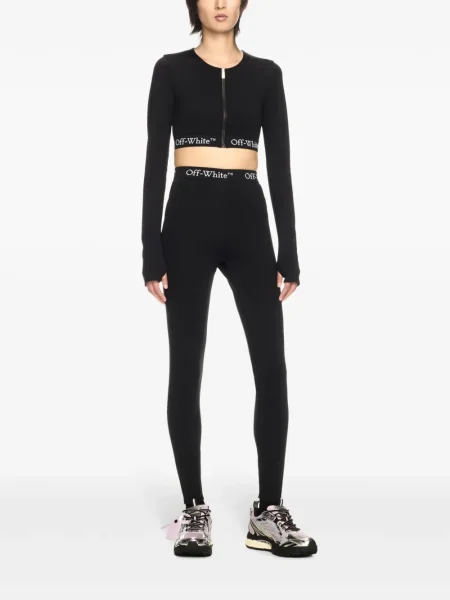 Cropp top Off-white alb