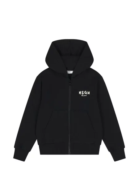 Bluza z kapturem dziecięca Msgm czarna