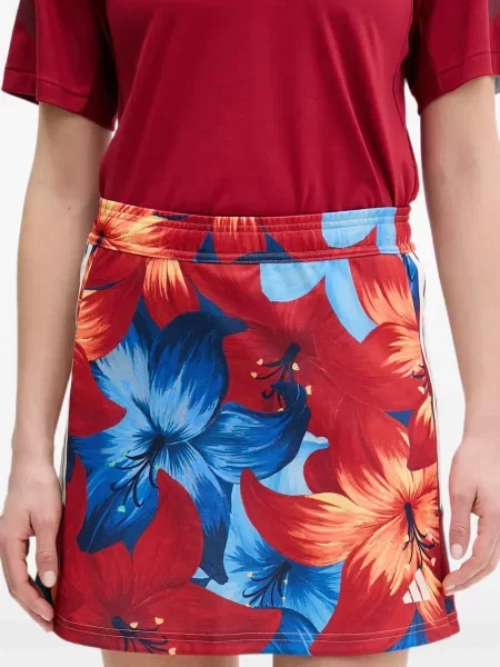 Pantaloni sport Adidas din piele de căprioară cu imagine cu model zebră verde