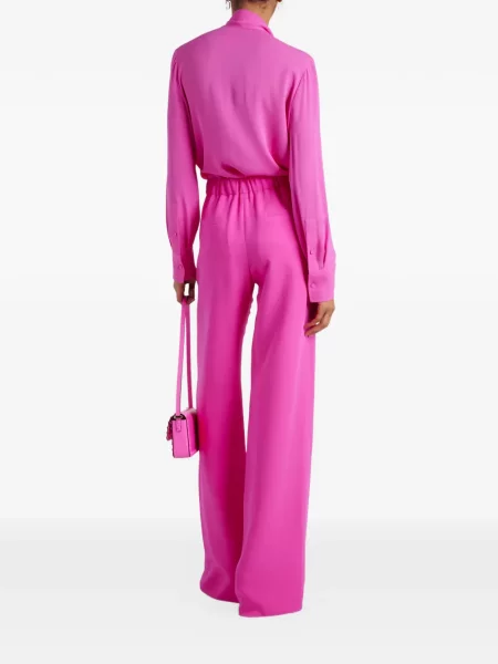 Pantaloni Valentino Garavani roz