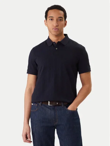 Guess Tricou polo Bleumarin