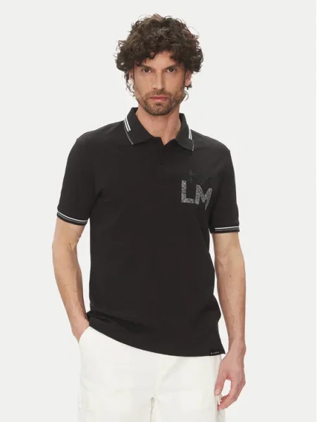 La Martina Tricou polo Adrian negru