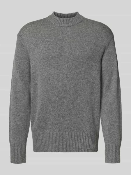 Sweter z dzianiny o kroju relaxed fit z mieszanki wełny i kaszmiru model ‘Calle’ Selected Homme