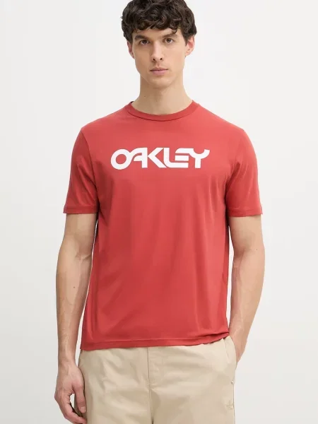 Oakley kratka majica MARK II rdeča