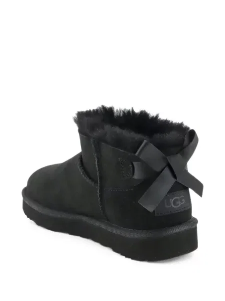 Botine Ugg cu funde negru