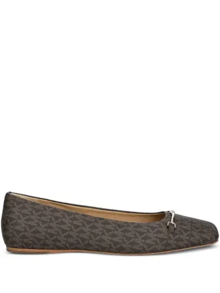 Portofel Michael Michael Kors din piele cu imagine cu model floral alb