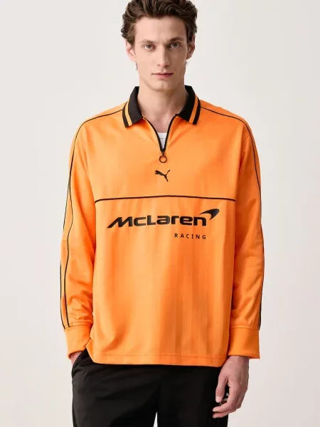 Tricou cu mânecă lungă Puma portocaliu