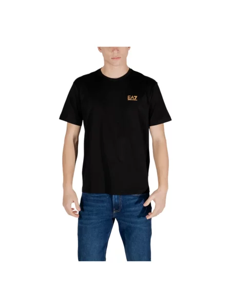 Koszulka Emporio Armani Ea7 z krótkim rękawem czarna
