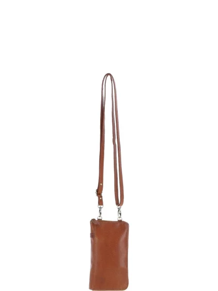 Кожаная сумка через плечо Ashwood Leather коричневая