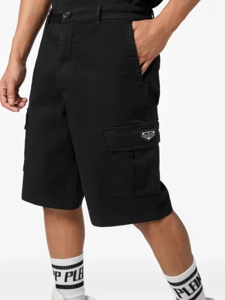 Pantaloni scurți cargo Philipp Plein negru