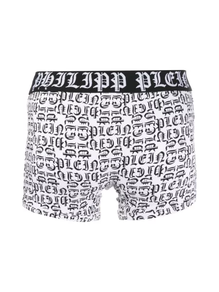 Raštuotos bokseriai Philipp Plein balta