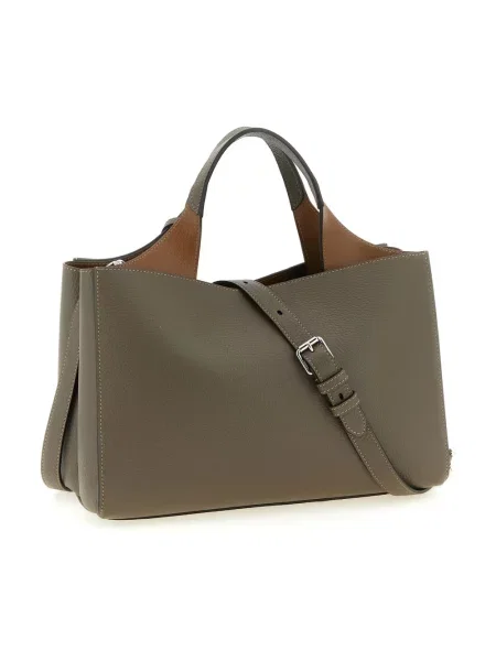Torebka Tod's skórzana szara
