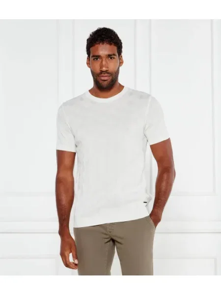 Joop! Pulover Mailon | mercerizat alb